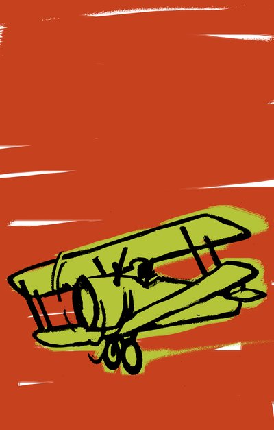 Flygplan, 2021 (Digital) av Patrizia La Porta