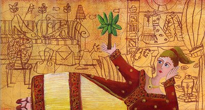 Athena, 2021 (Digital akryl) av Patrizia La Porta