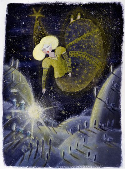Älva - illustration av Patrizia La Porta av Patrizia La Porta
