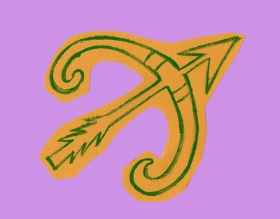 Horoskop: sagittarius tecken. av Patrizia La Porta