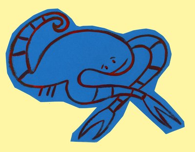 Horoskop: skorpionens tecken. Illustration av P. La Porta. av Patrizia La Porta