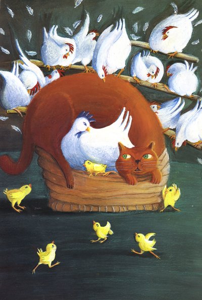 Periwinkle Hen av Patrizia La Porta