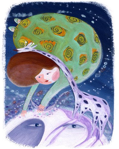 Kvinna Måne av Patrizia La Porta