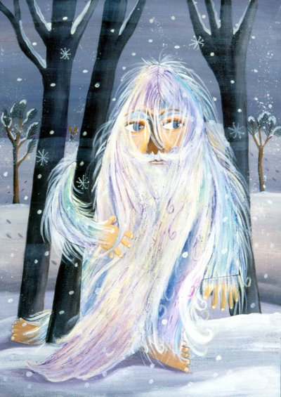 Yeti - Illustration av Patrizia La Porta, 2000. av Patrizia La Porta