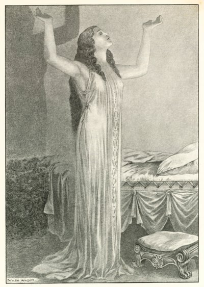 Illustration till Homeros Odysséen (litografi) av Patten (after) Wilson