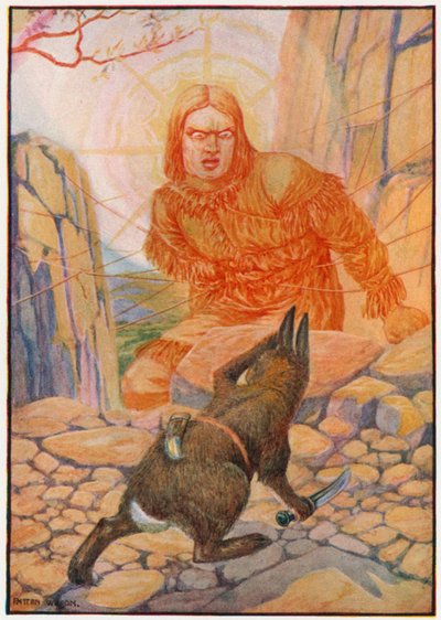 "Kom igen, Tavwots," ropade solen (färg litho) av Patten Wilson