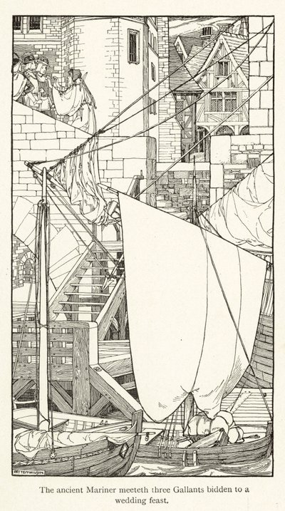 Rime of the Ancient Mariner (gravyr) av Patten Wilson