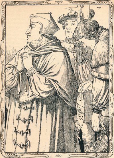 Arresteringen av kardinal Wolsey, 1902 av Patten Wilson
