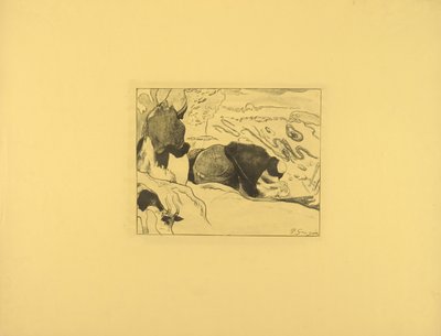 Tvättarna av Paul Gauguin
