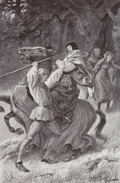 Illustration för The Cloister and The Hearth av Charles Reade (litho) av Paul (after) Hardy