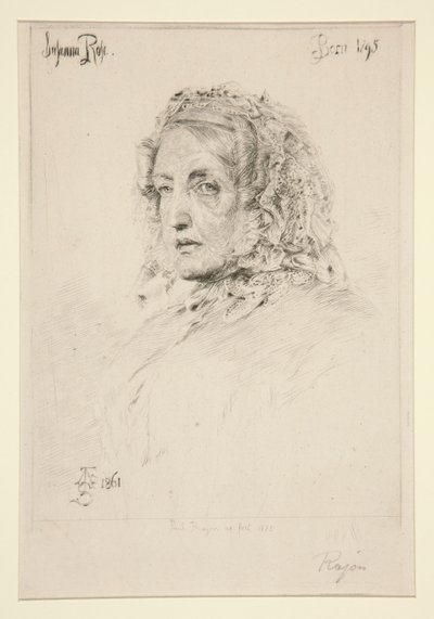 Suzanna Rose, efter Sandys av Paul Adolphe Rajon
