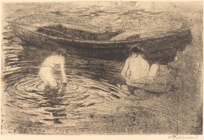 Bada i Talloires Bada i Talloires, 1888. av Paul Albert Besnard