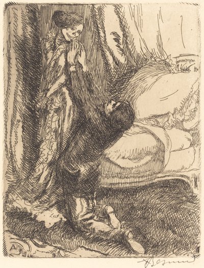 Coquette, 1900. av Paul Albert Besnard