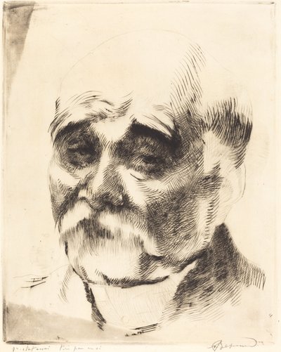 Georges Clemenceau, 1917. av Paul Albert Besnard