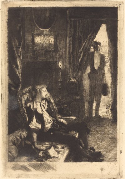 Iza sover Izas sömn, 1885. av Paul Albert Besnard
