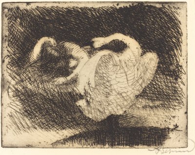 Leda Sleeping Leda somnar, 1913. av Paul Albert Besnard