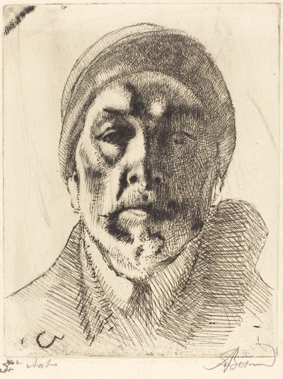 Självporträtt, 1919. av Paul Albert Besnard