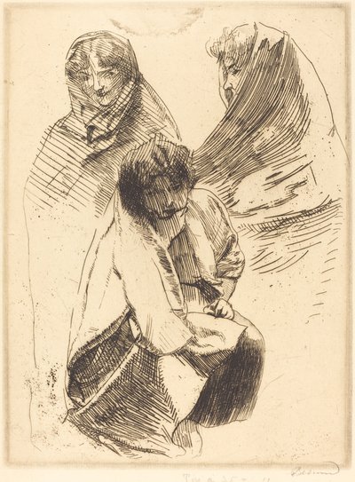 Tre beslöjade kvinnor Tre beslöjade kvinnor, 1899. av Paul Albert Besnard