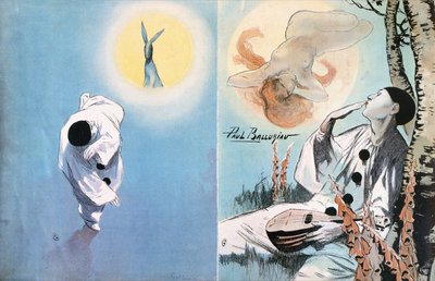 Pierrot, ca 1900 av Paul Balluriau