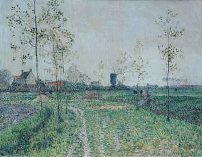 Höstlandskap nära Knokke, Belgien av Paul Baum