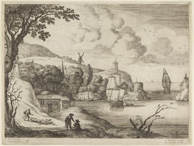 Hamnscen av Paul Bril