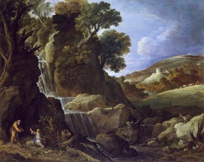 Kristus frestad i vildmarken, 1626 av Paul Bril