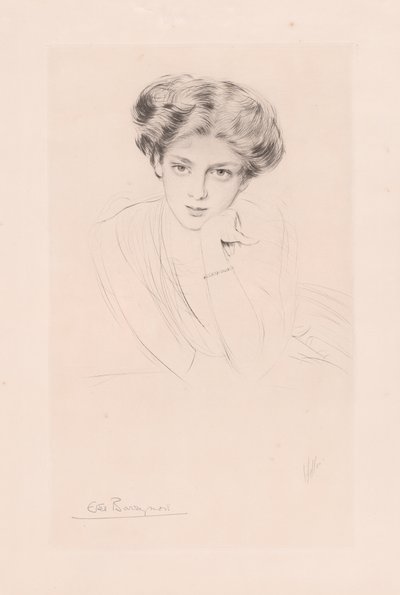 Ethel Barrymore av Paul Cesar Helleu