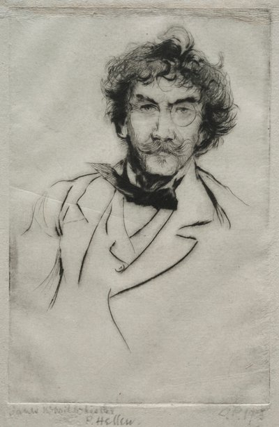 James MacNeill Whistler, 1903. av Paul Cesar Helleu