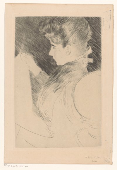 Läsande kvinna av Paul Cesar Helleu