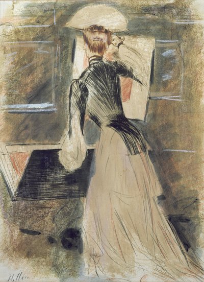 Madeleine Carlier av Paul Cesar Helleu