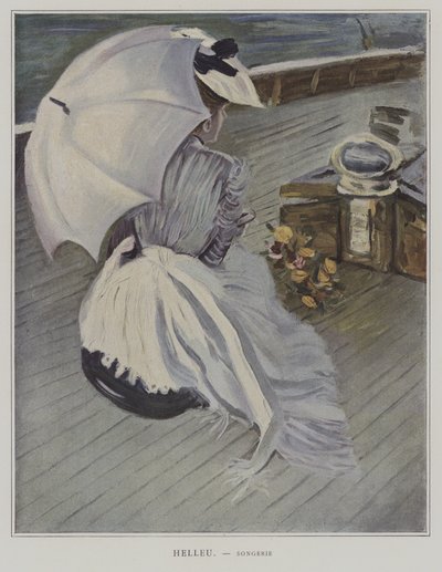 Songerie (Dröm) av Paul Cesar Helleu