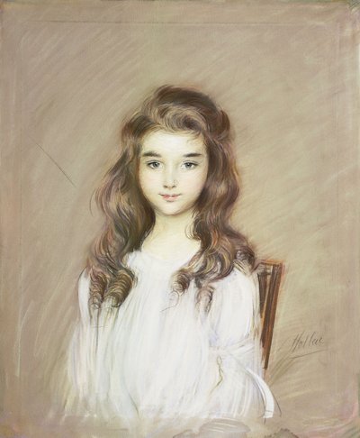 Dottern till markisin av Elbe, c.1901 av Paul Cesar Helleu