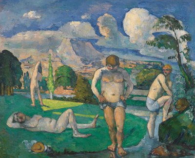 Badgäster i vila av Paul Cézanne