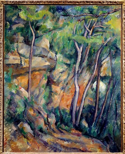 I parken vid slottet noir Målning av Paul Cezanne (1839-1906) 1900 Sön. 0,92x0,73 m Paris, Orangeriemuseet av Paul Cézanne