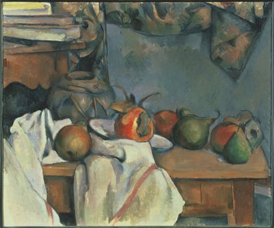Ingefärssoppa med granatäpple och päron av Paul Cézanne