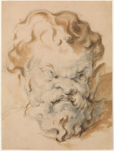 Chef för Silenus av Paul Cézanne
