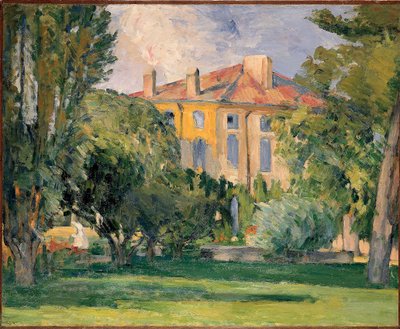 Huset Jas de Bouffan av Cezanne, Paul (1839-1906). Olja på duk, storlek: 59x71 av Paul Cézanne