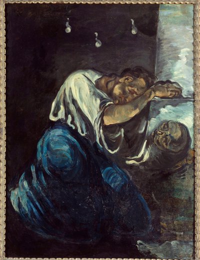 La madeleine ou la pain Målning av Paul Cezanne (1839-1906) 1869 Sön. 1,65x1,25 m Paris, musee d