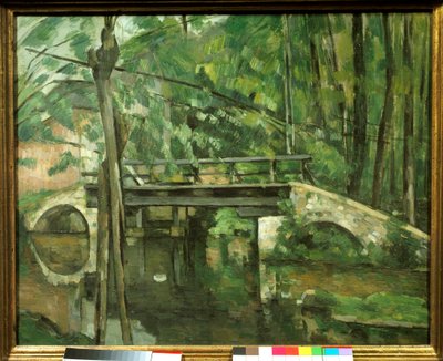 Maincy Bridge eller "Mennecy Bridge". Målning av Paul Cezanne (1839-1906) ca 1879. Dim 0,58 x 0,72 m. Paris, Musée d