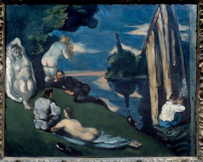 Pastoral eller idyll av Paul Cézanne