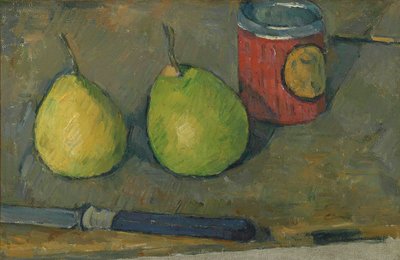 Päron och kniv av Paul Cézanne