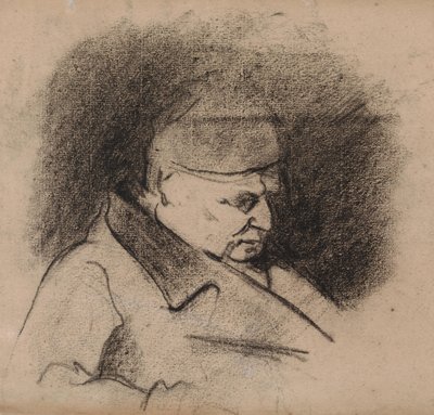 Porträtt av konstnärens far av Paul Cézanne