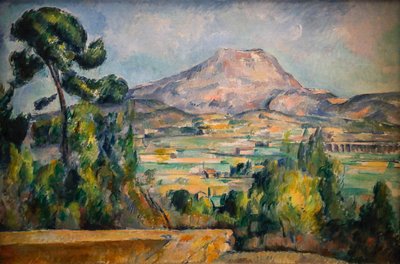 Sainte-Victoire Mountain 1890 (Olja på duk) av Paul Cézanne