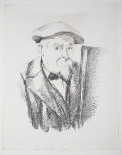 Självporträtt av Paul Cézanne