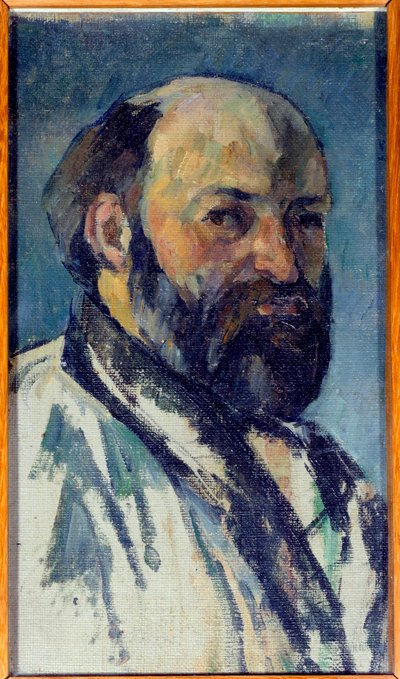 Självporträttmålning av Paul Cezanne (1839-1906) 1877 sön. 0,25x0,14 m Paris, Musee d