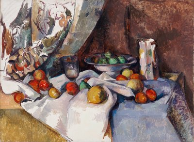 Stilleben med äpplen av Paul Cézanne