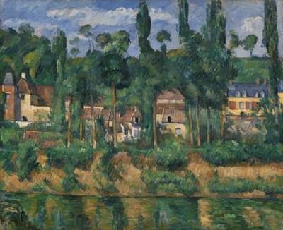 Chateau de Medan, ca 1880 (olja på duk) av Paul Cézanne