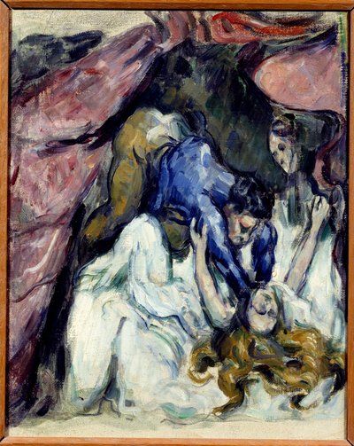 Den främmande kvinnans målning av Paul Cezanne (1839-1906) 1870 sön. 0,31x0,25 m Paris, musee d