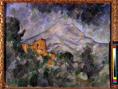 The Holy Mountain Victory and the Black Castle Målning av Paul Cezanne (1839-1906) 1904-1906 Tokyo, Bridgestone Museum av Paul Cézanne