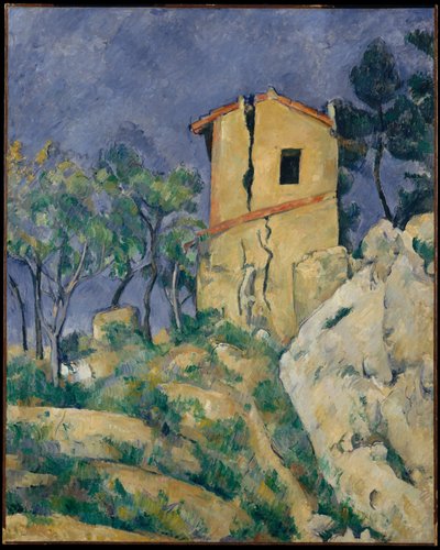 Huset med de spruckna väggarna av Paul Cézanne